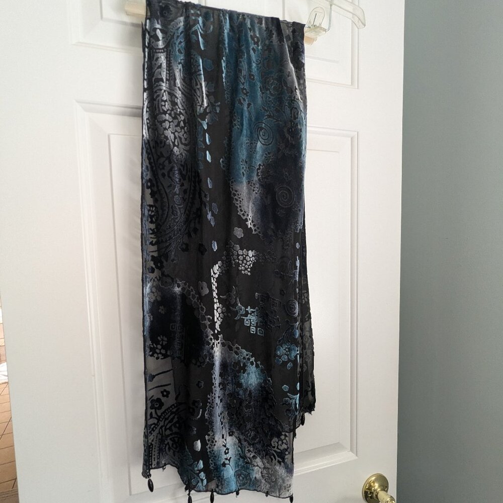 Handmade Lisa Violetto Silk Scarf